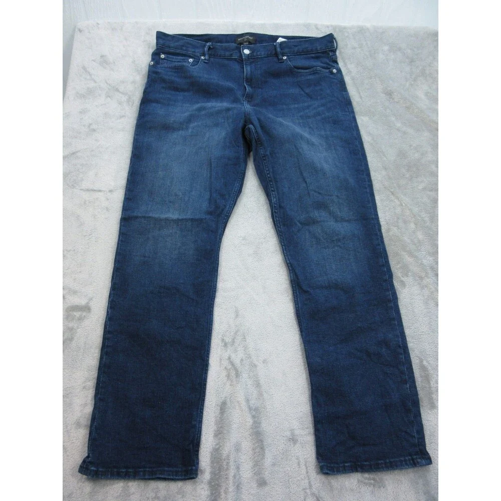 Banana Republic Jeans Men's 35 x 28 (Tag 36x30) Slim Fit Blue
